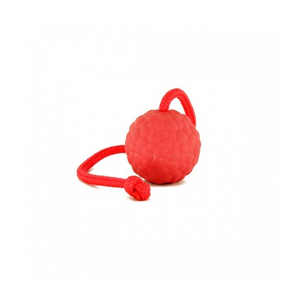 Ball rubbered with string soft 6 cm