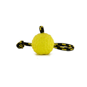 Ball rubbered white string full 6 cm